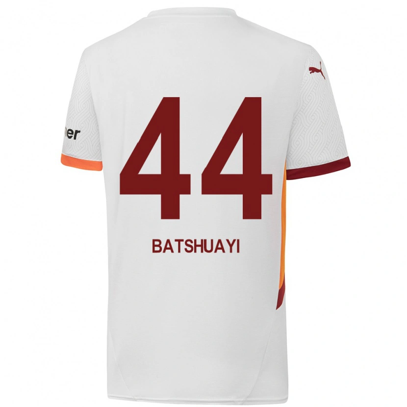 Danxen Kinder Michy Batshuayi #44 Weiß Gelb Rot Auswärtstrikot Trikot 2024/25 T-Shirt Schweiz