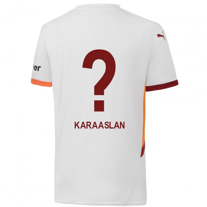 Danxen Kinder Ahmet Kerem Karaaslan #0 Weiß Gelb Rot Auswärtstrikot Trikot 2024/25 T-Shirt Schweiz