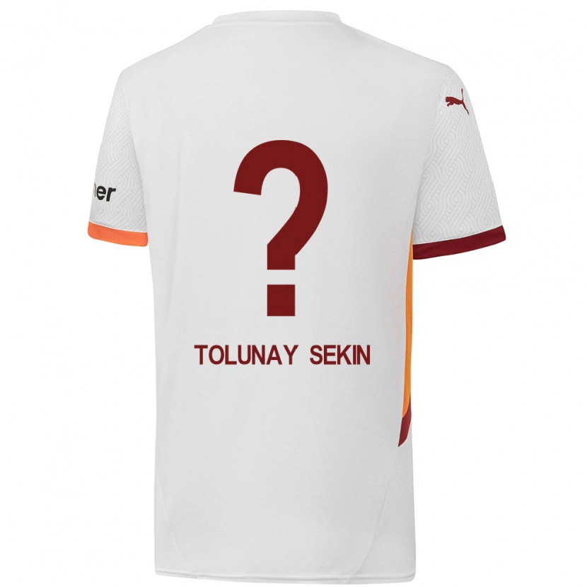 Danxen Kinder Burak Tolunay Sekin #0 Weiß Gelb Rot Auswärtstrikot Trikot 2024/25 T-Shirt Schweiz