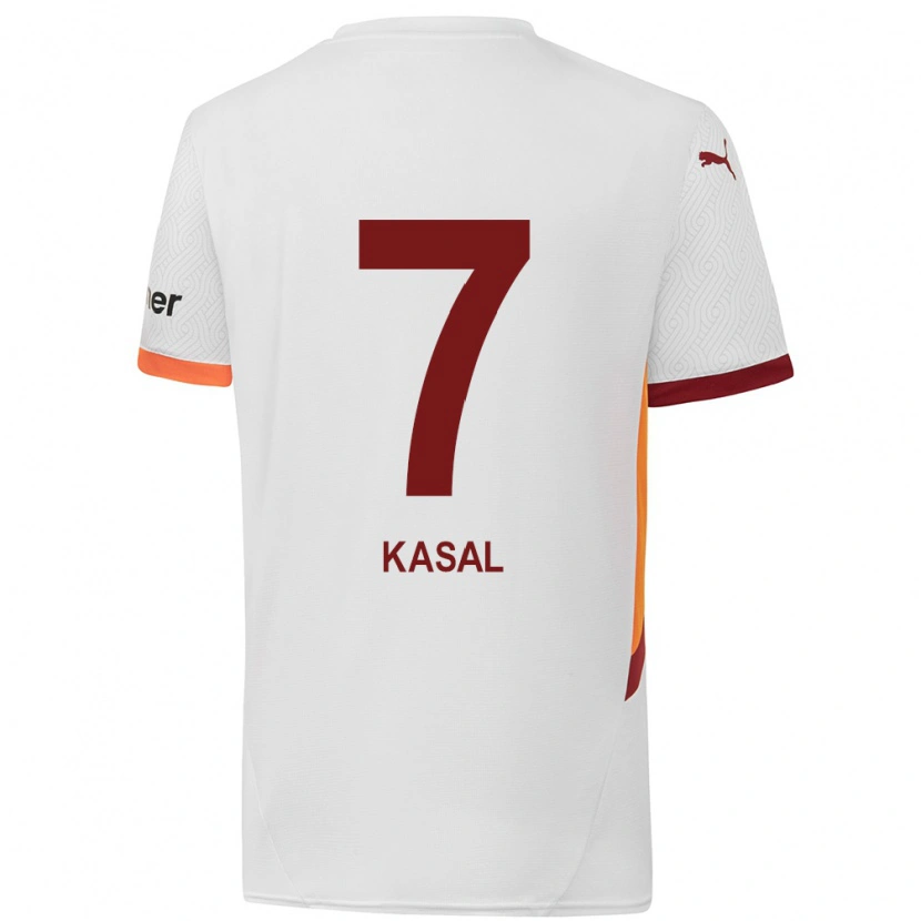 Danxen Kinder Yasin Kasal #7 Weiß Gelb Rot Auswärtstrikot Trikot 2024/25 T-Shirt Schweiz