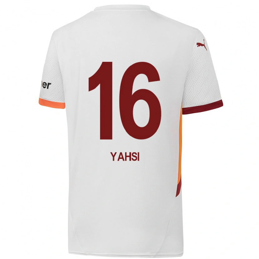 Danxen Kinder İsmail Yahşi #16 Weiß Gelb Rot Auswärtstrikot Trikot 2024/25 T-Shirt Schweiz