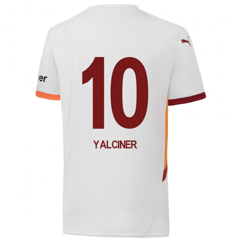 Danxen Kinder İsmigül Yalçıner #10 Weiß Gelb Rot Auswärtstrikot Trikot 2024/25 T-Shirt Schweiz