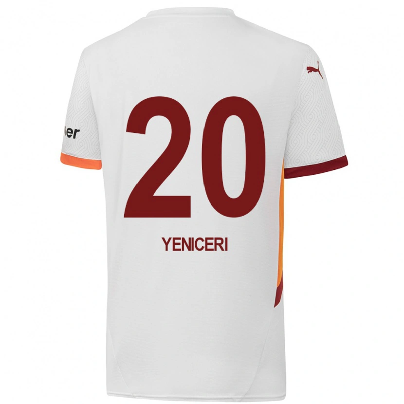 Danxen Kinder Berna Yeniçeri #20 Weiß Gelb Rot Auswärtstrikot Trikot 2024/25 T-Shirt Schweiz