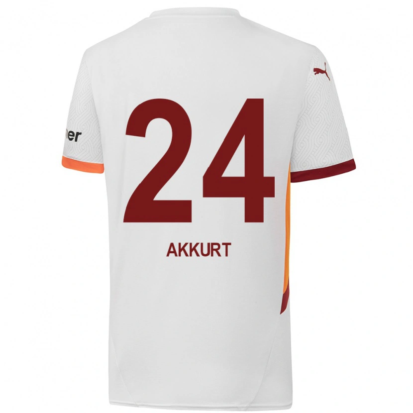 Danxen Kinder Arzu Akkurt #24 Weiß Gelb Rot Auswärtstrikot Trikot 2024/25 T-Shirt Schweiz