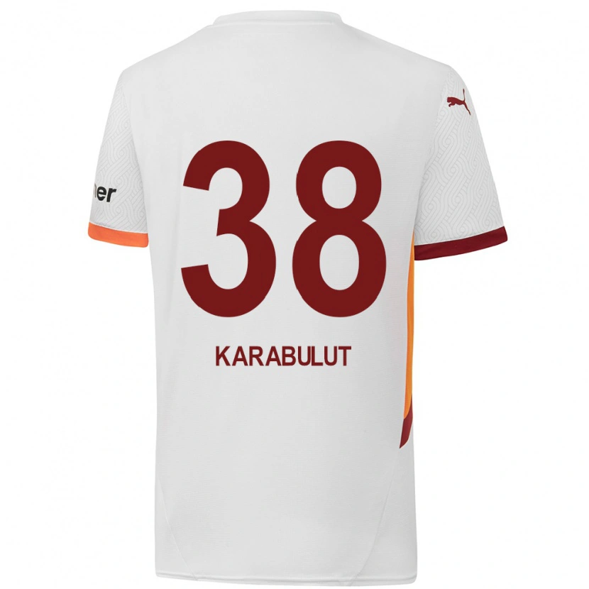 Danxen Kinder Arzu Karabulut #38 Weiß Gelb Rot Auswärtstrikot Trikot 2024/25 T-Shirt Schweiz