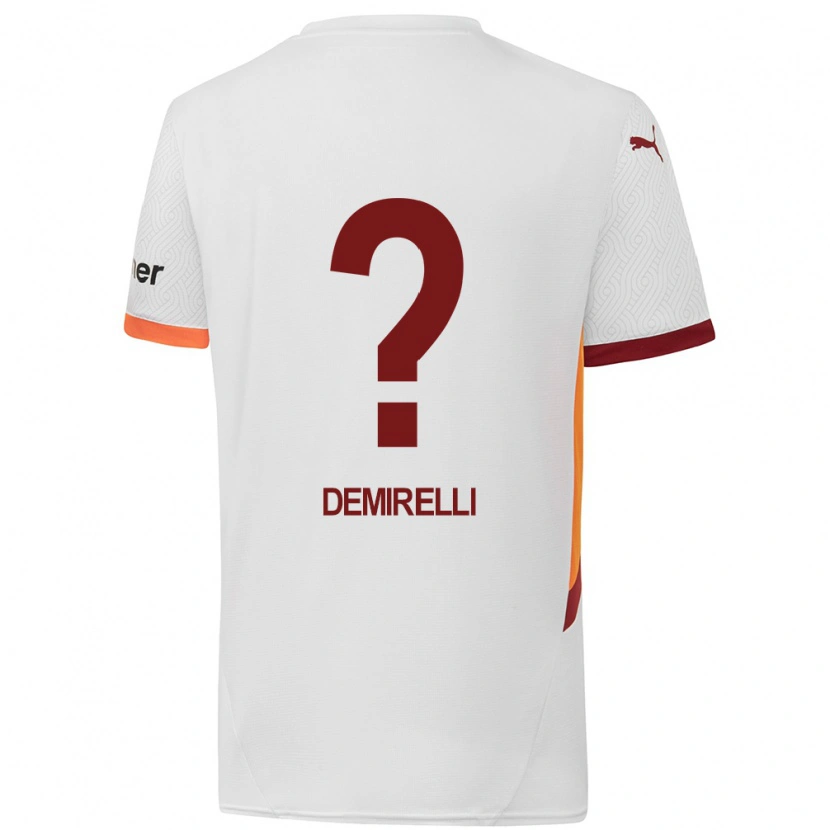 Danxen Kinder Ahmet Demirelli #0 Weiß Gelb Rot Auswärtstrikot Trikot 2024/25 T-Shirt Schweiz