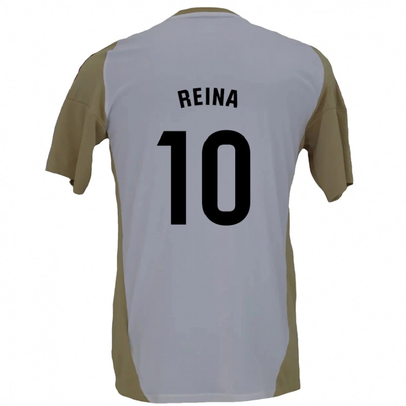 Danxen Kinder Alberto Reina #10 Braunweiß Auswärtstrikot Trikot 2024/25 T-Shirt Schweiz