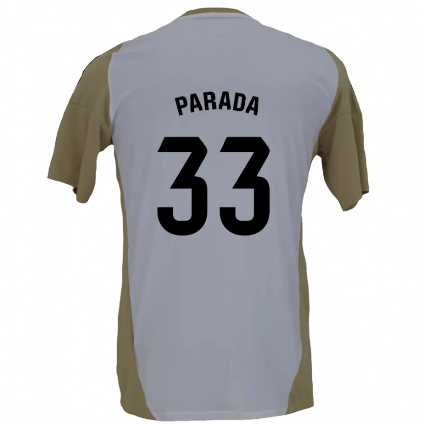 Danxen Kinder Victor Parada #33 Braunweiß Auswärtstrikot Trikot 2024/25 T-Shirt Schweiz