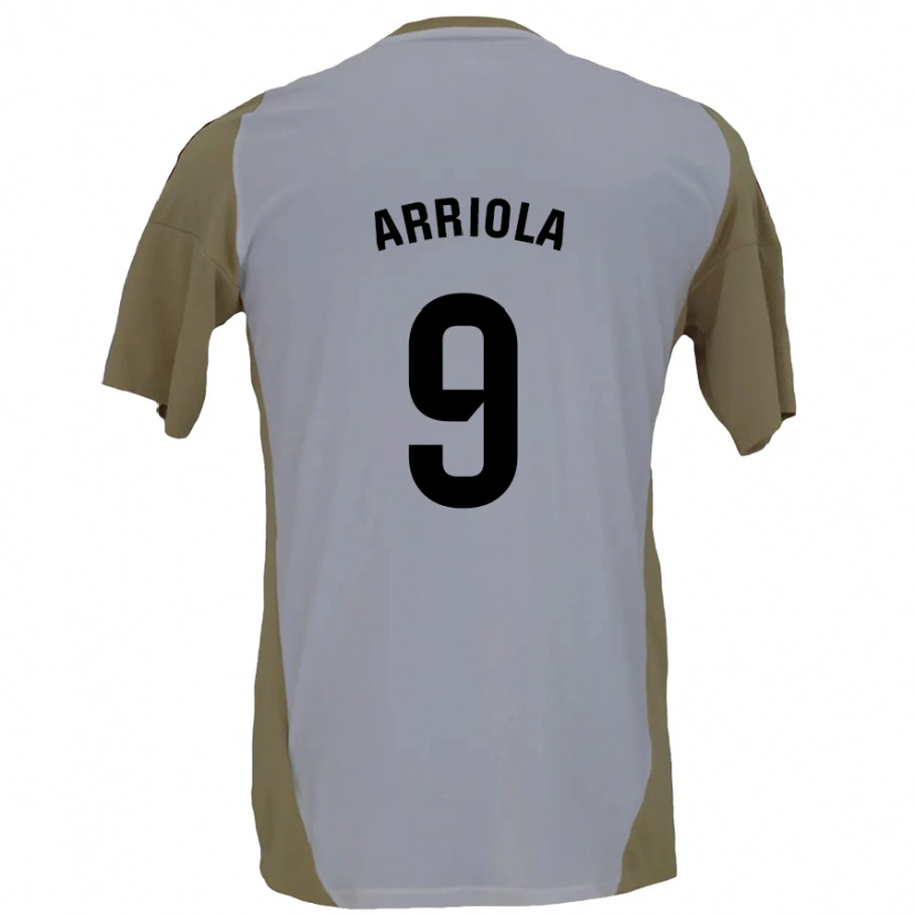 Danxen Kinder Marcos Arriola #9 Braunweiß Auswärtstrikot Trikot 2024/25 T-Shirt Schweiz