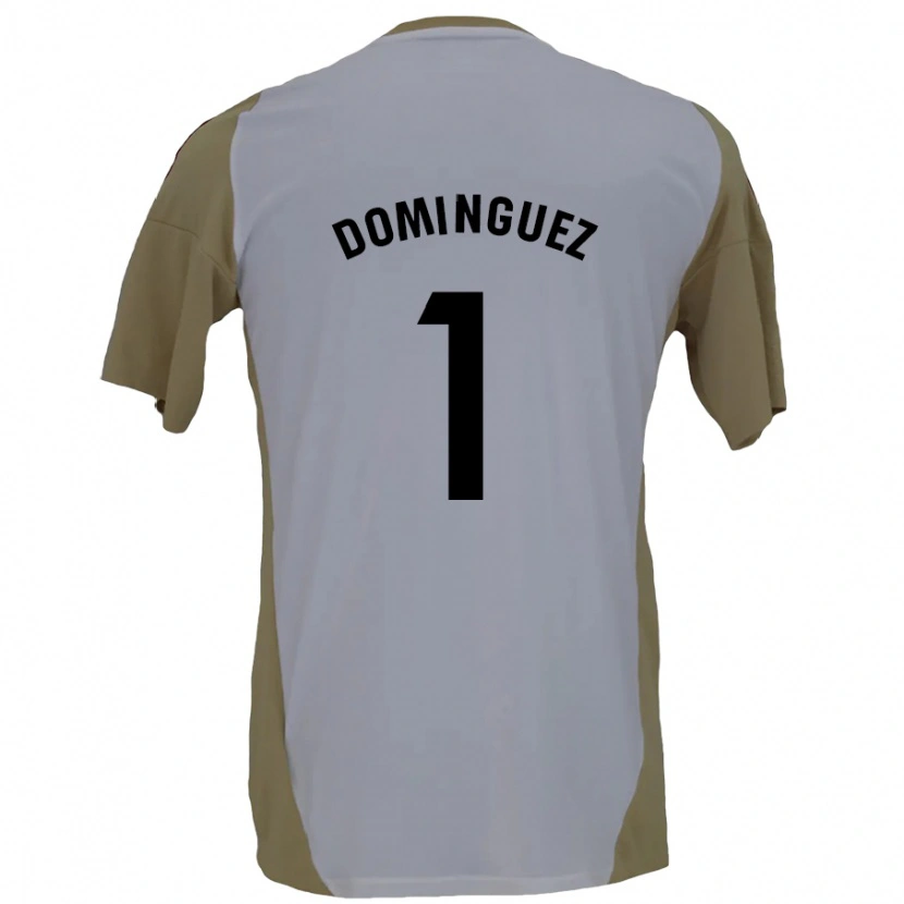 Danxen Kinder Iago Domínguez #1 Braunweiß Auswärtstrikot Trikot 2024/25 T-Shirt Schweiz