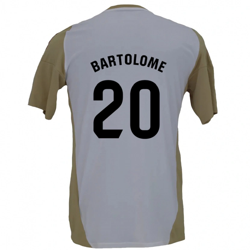 Danxen Kinder Diego Bartolomé #20 Braunweiß Auswärtstrikot Trikot 2024/25 T-Shirt Schweiz