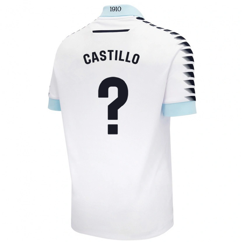 Danxen Kinder Francis Castillo #0 Weiß Blau Auswärtstrikot Trikot 2024/25 T-Shirt Schweiz