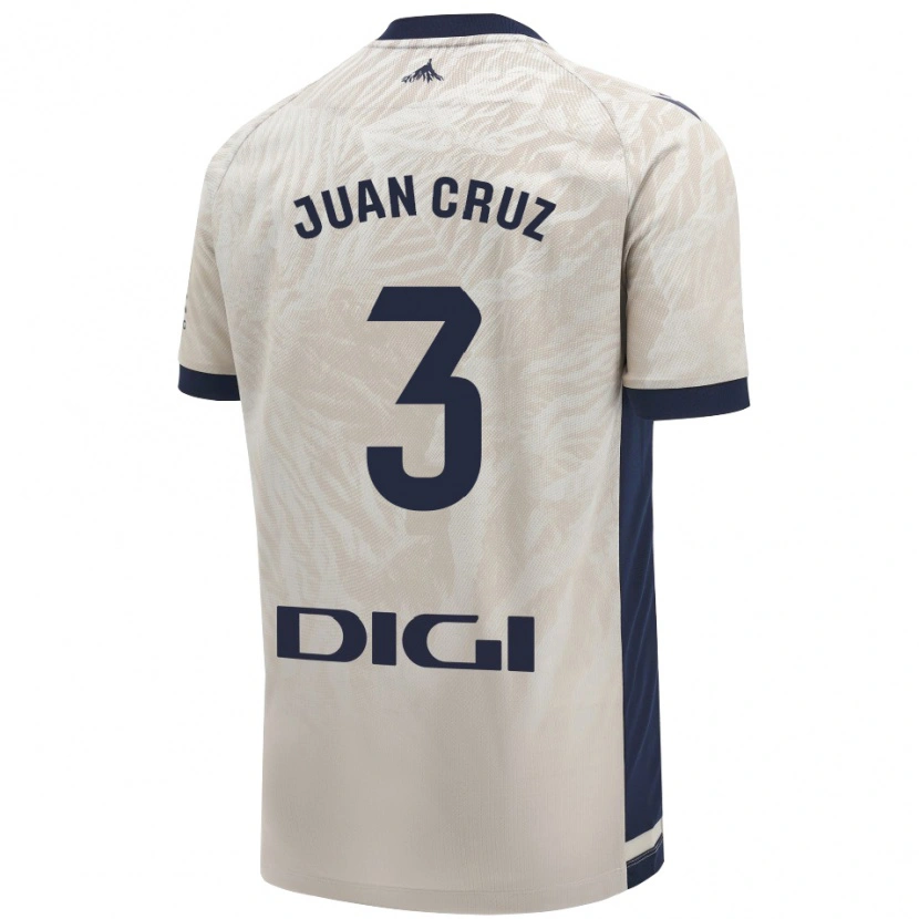 Danxen Kinder Juan Cruz #3 Hellgrau Auswärtstrikot Trikot 2024/25 T-Shirt Schweiz