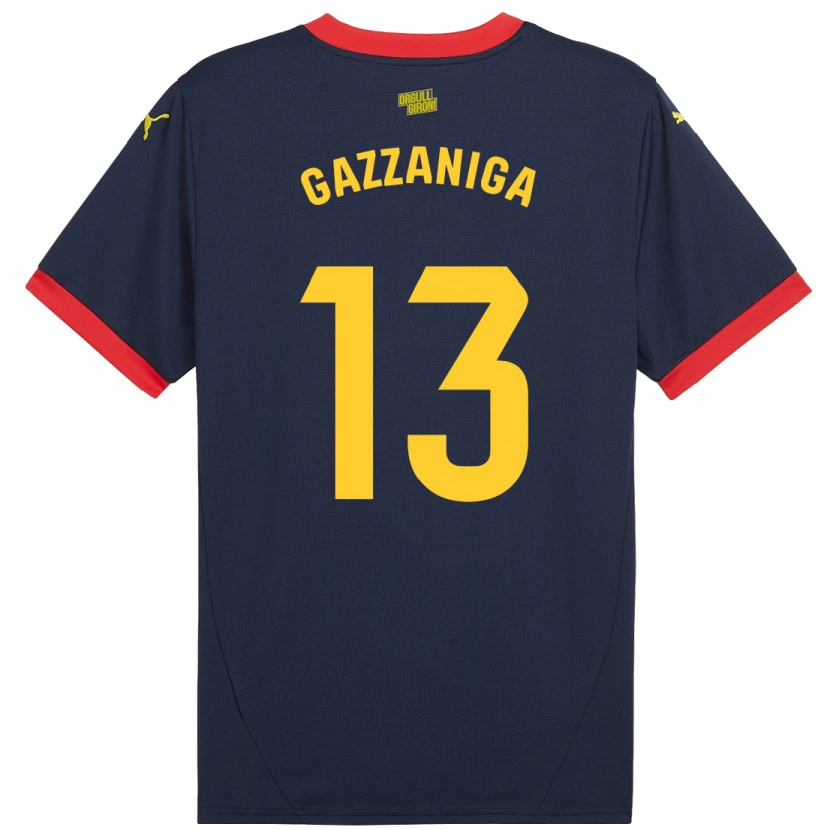 Danxen Kinder Paulo Gazzaniga #13 Marinerot Auswärtstrikot Trikot 2024/25 T-Shirt Schweiz