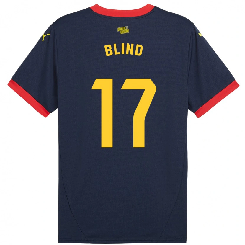 Danxen Kinder Daley Blind #17 Marinerot Auswärtstrikot Trikot 2024/25 T-Shirt Schweiz