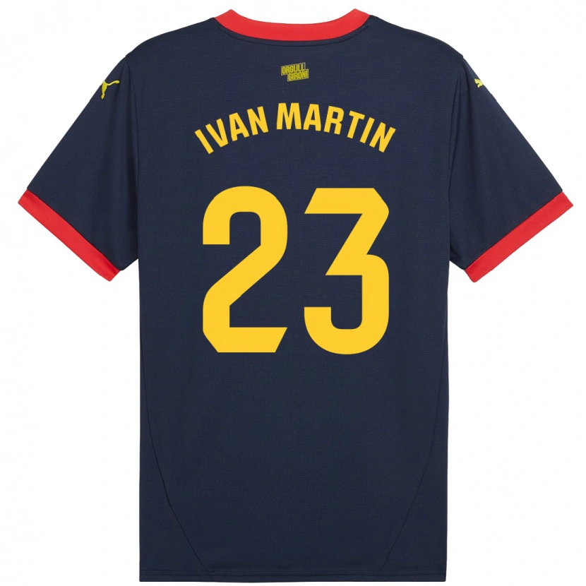 Danxen Kinder Iván Martín #23 Marinerot Auswärtstrikot Trikot 2024/25 T-Shirt Schweiz