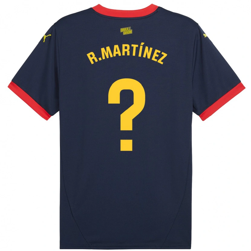 Danxen Kinder Raúl Martínez #0 Marinerot Auswärtstrikot Trikot 2024/25 T-Shirt Schweiz