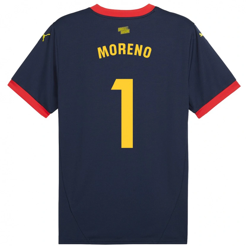 Danxen Kinder Gerard Moreno #1 Marinerot Auswärtstrikot Trikot 2024/25 T-Shirt Schweiz