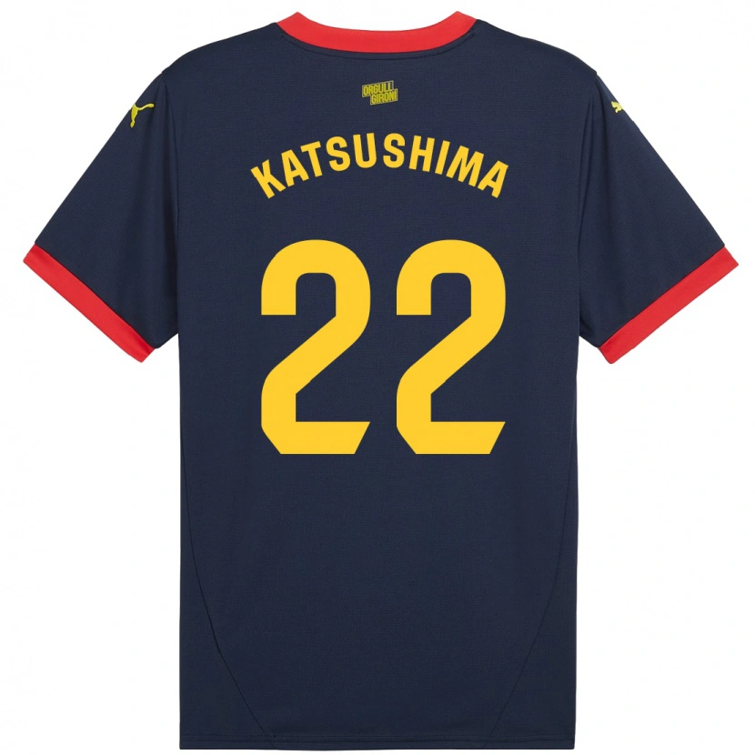 Danxen Kinder Shinnosuke Katsushima #22 Marinerot Auswärtstrikot Trikot 2024/25 T-Shirt Schweiz