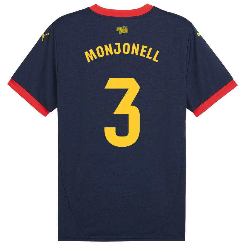 Danxen Kinder Eric Monjonell #3 Marinerot Auswärtstrikot Trikot 2024/25 T-Shirt Schweiz