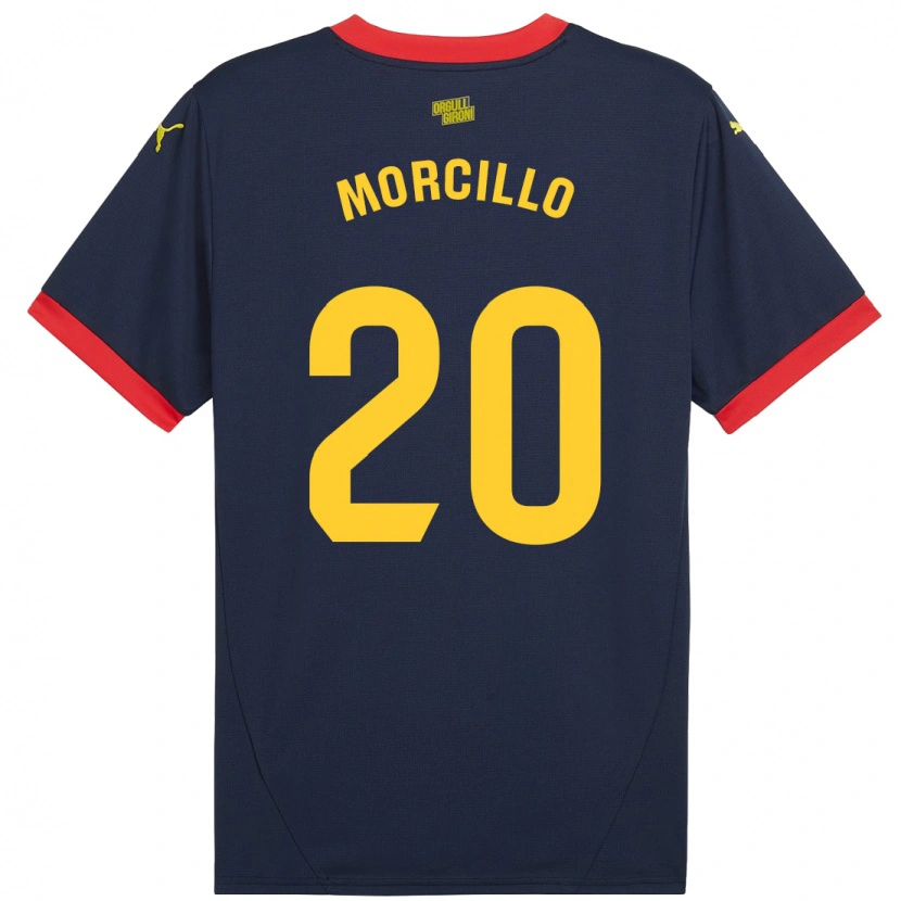 Danxen Kinder Luis Morcillo #20 Marinerot Auswärtstrikot Trikot 2024/25 T-Shirt Schweiz