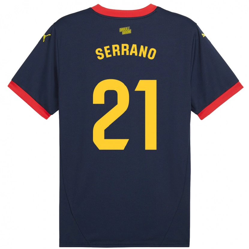 Danxen Kinder Ot Serrano #21 Marinerot Auswärtstrikot Trikot 2024/25 T-Shirt Schweiz