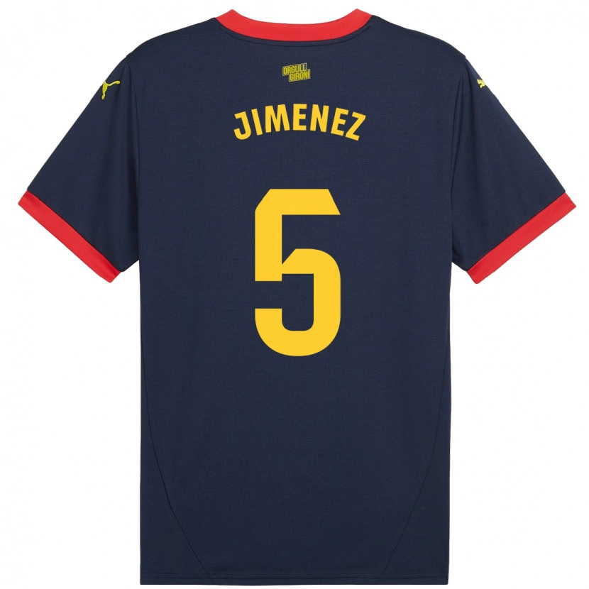 Danxen Kinder Ángela Jiménez #5 Marinerot Auswärtstrikot Trikot 2024/25 T-Shirt Schweiz