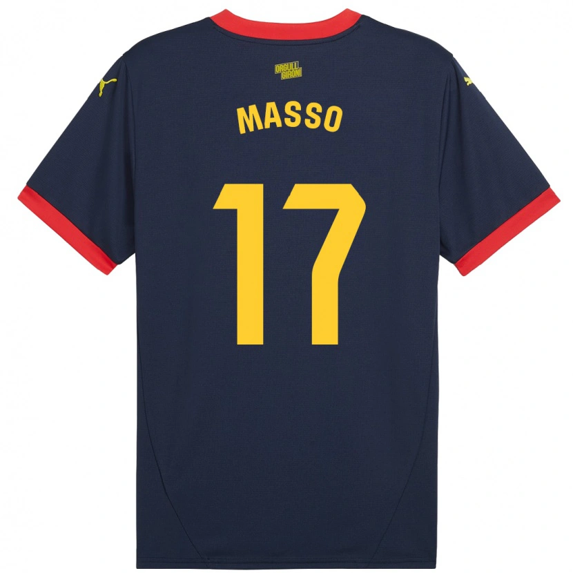 Danxen Kinder Ainoa Massó #17 Marinerot Auswärtstrikot Trikot 2024/25 T-Shirt Schweiz