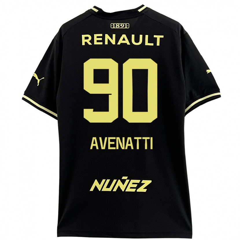 Danxen Kinder Felipe Avenatti #90 Schwarz Gelb Auswärtstrikot Trikot 2024/25 T-Shirt Schweiz