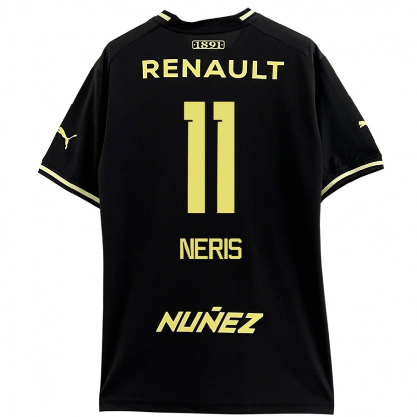 Danxen Kinder José Neris #11 Schwarz Gelb Auswärtstrikot Trikot 2024/25 T-Shirt Schweiz