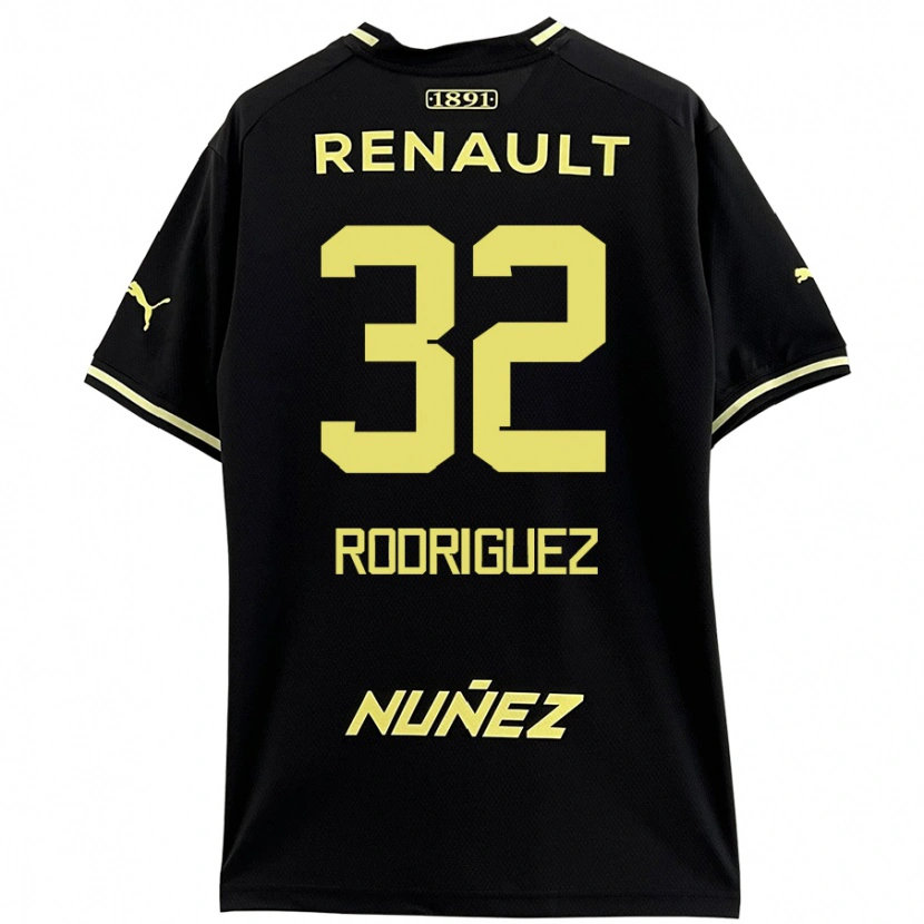 Danxen Kinder Randall Rodríguez #32 Schwarz Gelb Auswärtstrikot Trikot 2024/25 T-Shirt Schweiz