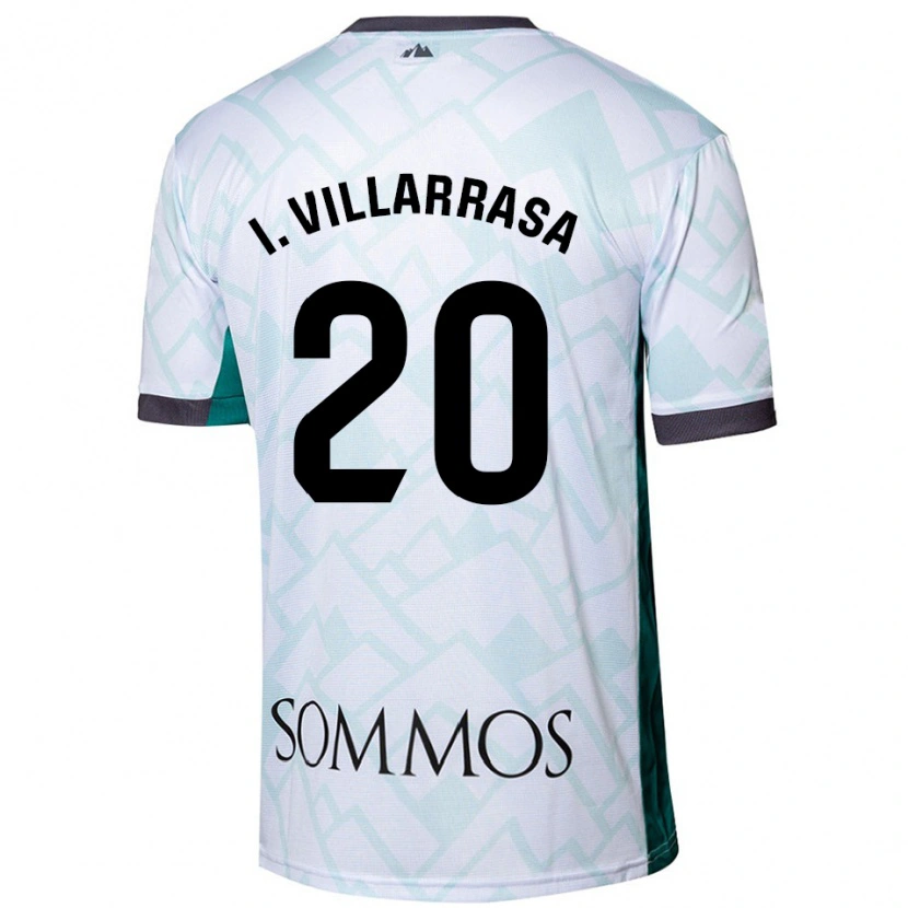 Danxen Kinder Ignasi Vilarrasa #20 Weiß Grün Auswärtstrikot Trikot 2024/25 T-Shirt Schweiz