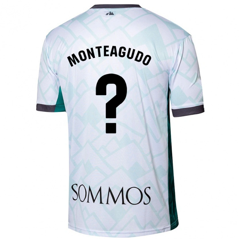 Danxen Kinder Miguel Monteagudo #0 Weiß Grün Auswärtstrikot Trikot 2024/25 T-Shirt Schweiz