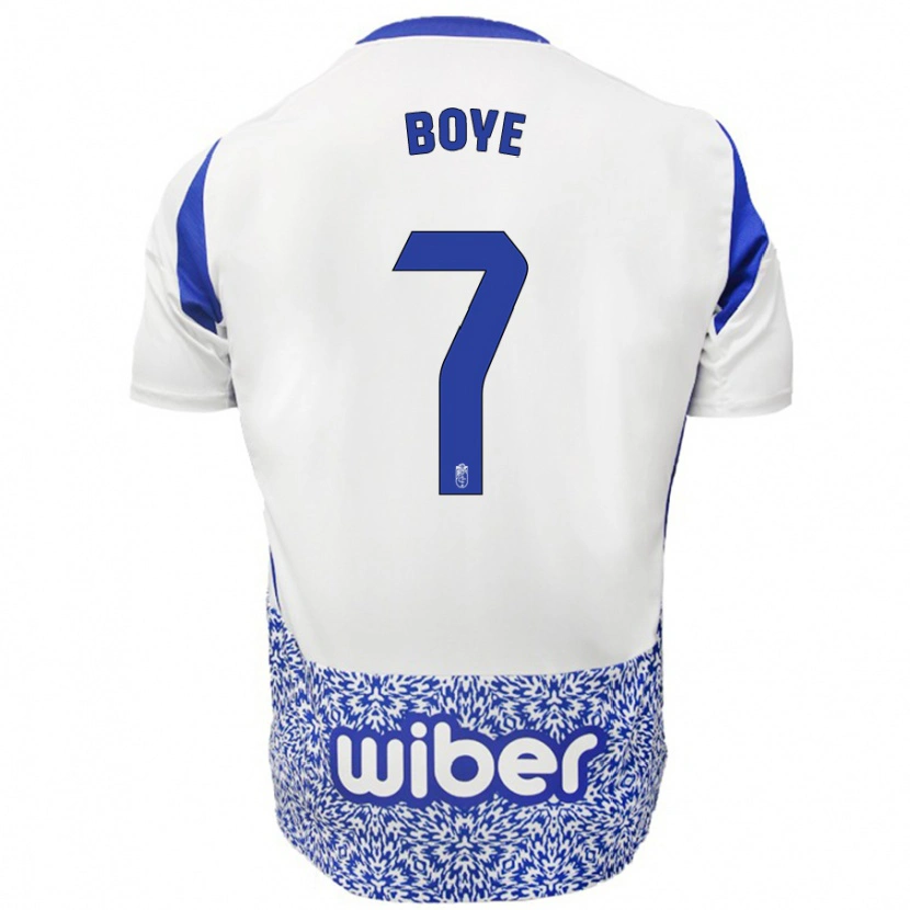 Danxen Kinder Lucas Boyé #7 Weiß Blau Auswärtstrikot Trikot 2024/25 T-Shirt Schweiz