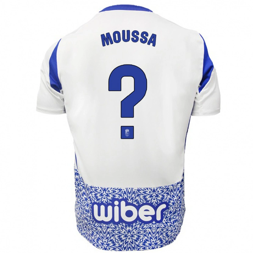 Danxen Kinder Ismael Mahamadou Moussa #0 Weiß Blau Auswärtstrikot Trikot 2024/25 T-Shirt Schweiz