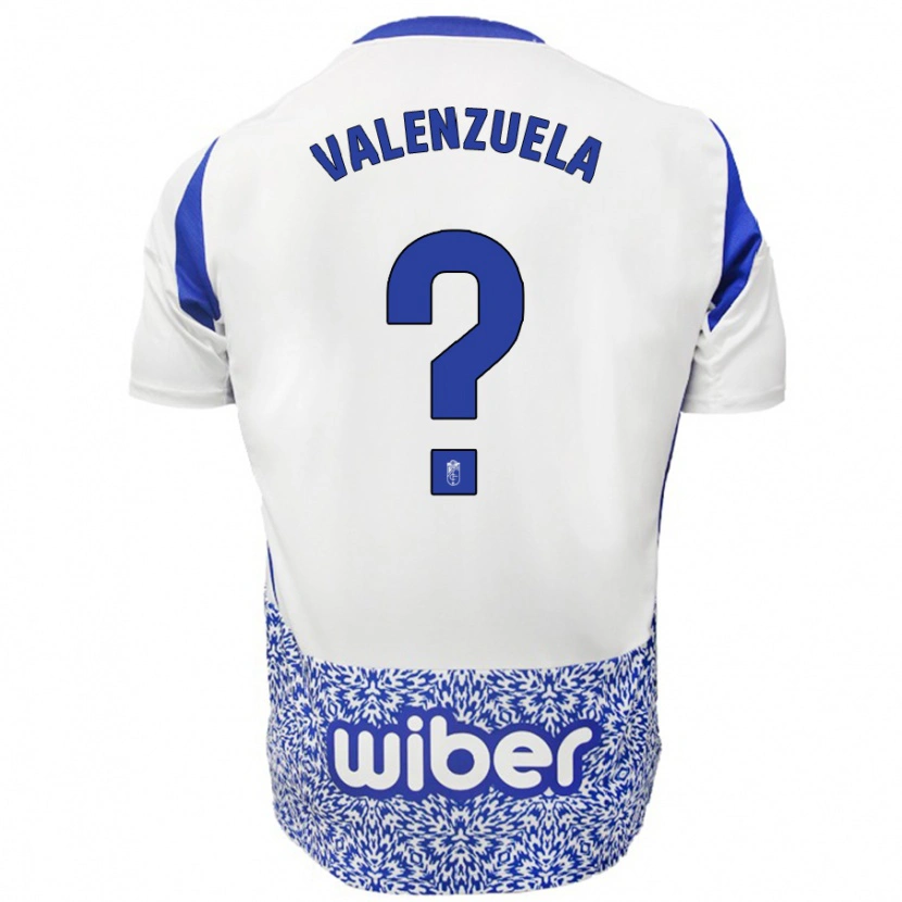 Danxen Kinder Adrián Valenzuela #0 Weiß Blau Auswärtstrikot Trikot 2024/25 T-Shirt Schweiz