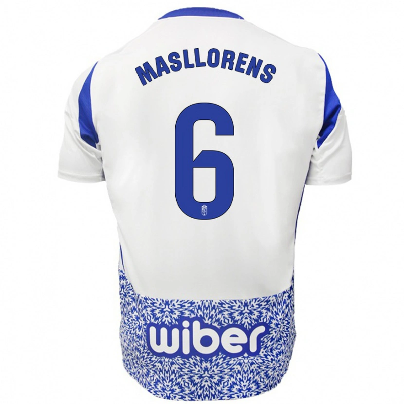 Danxen Kinder José Masllorens #6 Weiß Blau Auswärtstrikot Trikot 2024/25 T-Shirt Schweiz