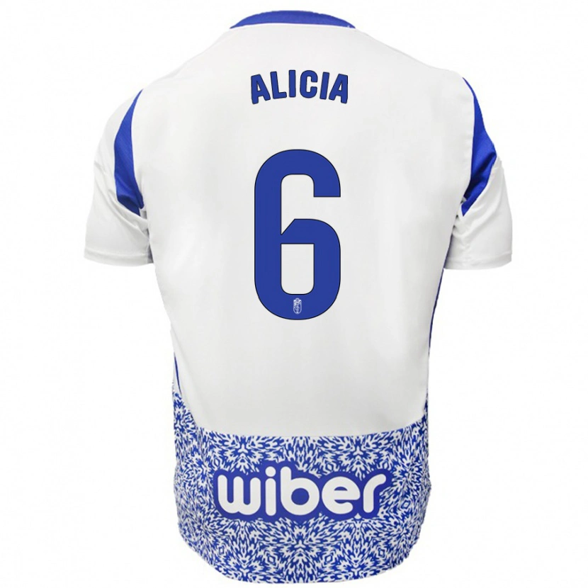 Danxen Kinder Alicia #6 Weiß Blau Auswärtstrikot Trikot 2024/25 T-Shirt Schweiz