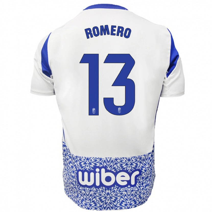 Danxen Kinder Andrea Romero #13 Weiß Blau Auswärtstrikot Trikot 2024/25 T-Shirt Schweiz