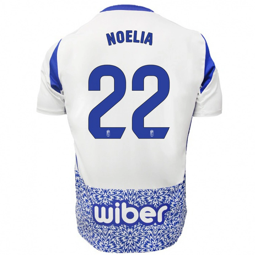 Danxen Kinder Noelia Salas Mullens #22 Weiß Blau Auswärtstrikot Trikot 2024/25 T-Shirt Schweiz