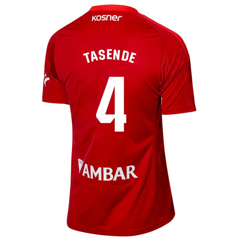 Danxen Kinder Dani Tasende #4 Weiß Blau Auswärtstrikot Trikot 2024/25 T-Shirt Schweiz