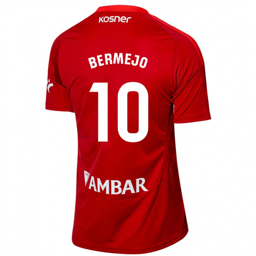 Danxen Kinder Sergio Bermejo #10 Weiß Blau Auswärtstrikot Trikot 2024/25 T-Shirt Schweiz