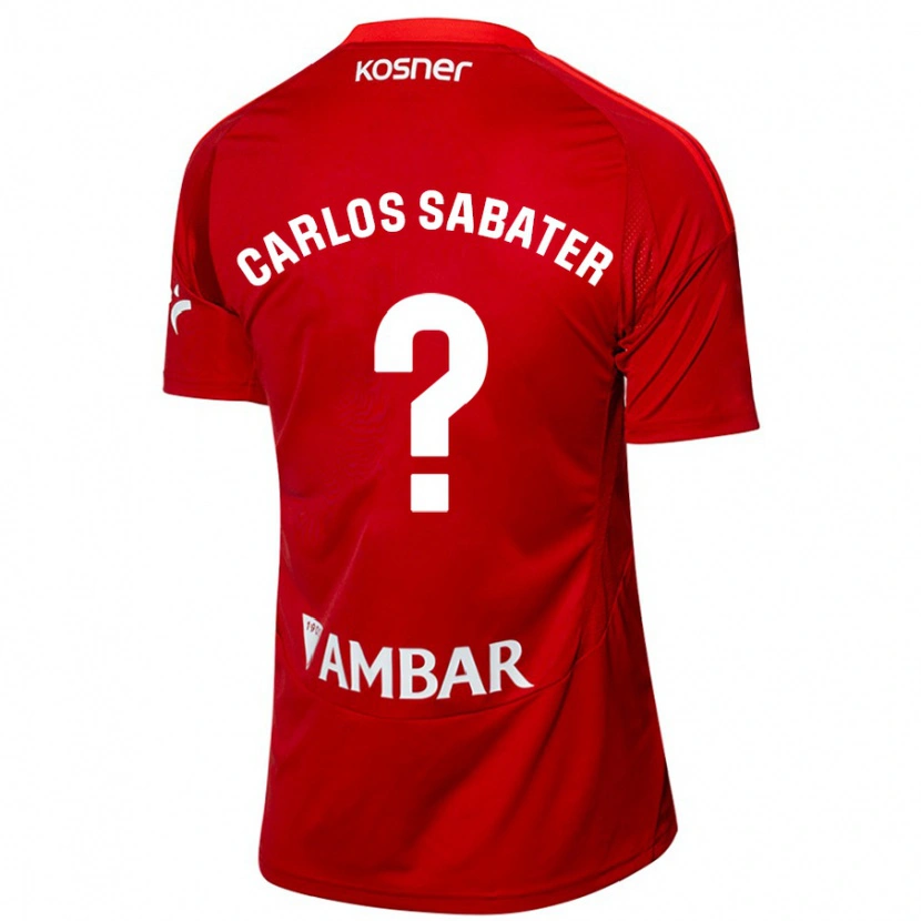 Danxen Kinder Juan Carlos Sabater #0 Weiß Blau Auswärtstrikot Trikot 2024/25 T-Shirt Schweiz