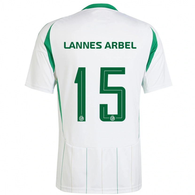 Danxen Kinder Tomer Lannes Arbel #15 Weiß Grün Auswärtstrikot Trikot 2024/25 T-Shirt Schweiz