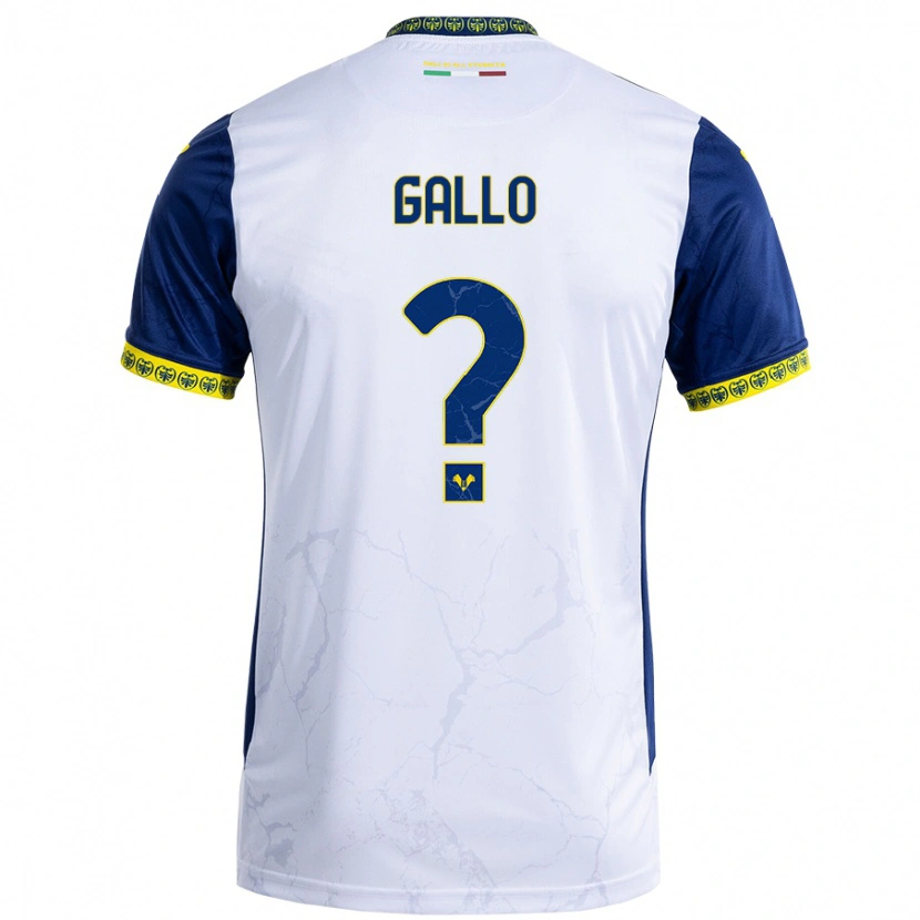 Danxen Kinder Alessio Gallo #0 Weiß Blau Auswärtstrikot Trikot 2024/25 T-Shirt Schweiz