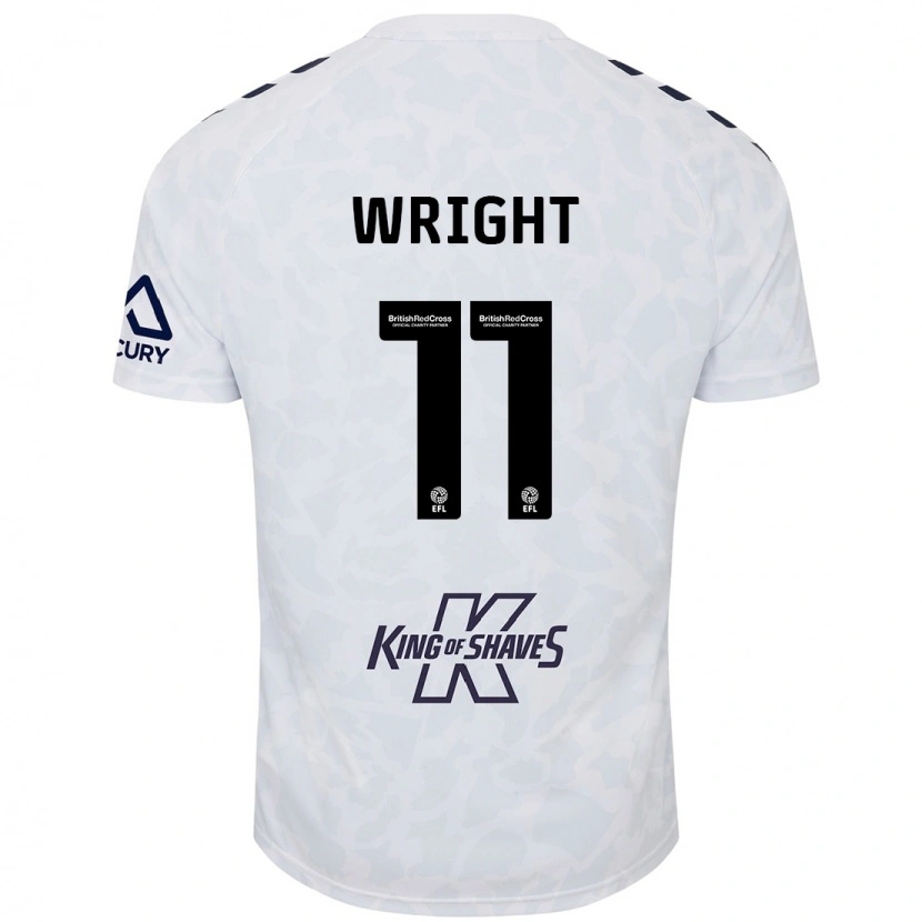 Danxen Kinder Haji Wright #11 Weiß Auswärtstrikot Trikot 2024/25 T-Shirt Schweiz