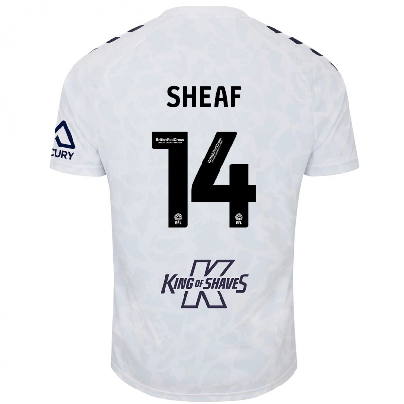 Danxen Kinder Ben Sheaf #14 Weiß Auswärtstrikot Trikot 2024/25 T-Shirt Schweiz