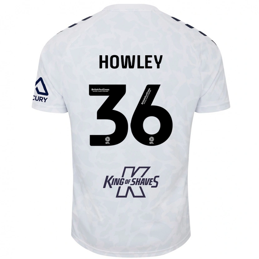 Danxen Kinder Ryan Howley #36 Weiß Auswärtstrikot Trikot 2024/25 T-Shirt Schweiz