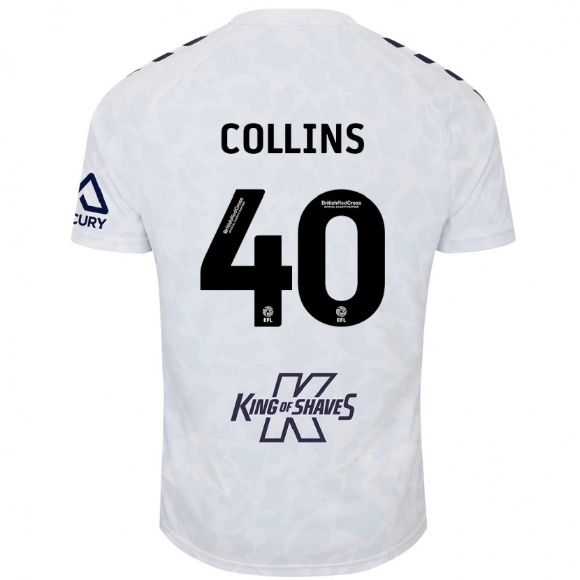 Danxen Kinder Brad Collins #40 Weiß Auswärtstrikot Trikot 2024/25 T-Shirt Schweiz