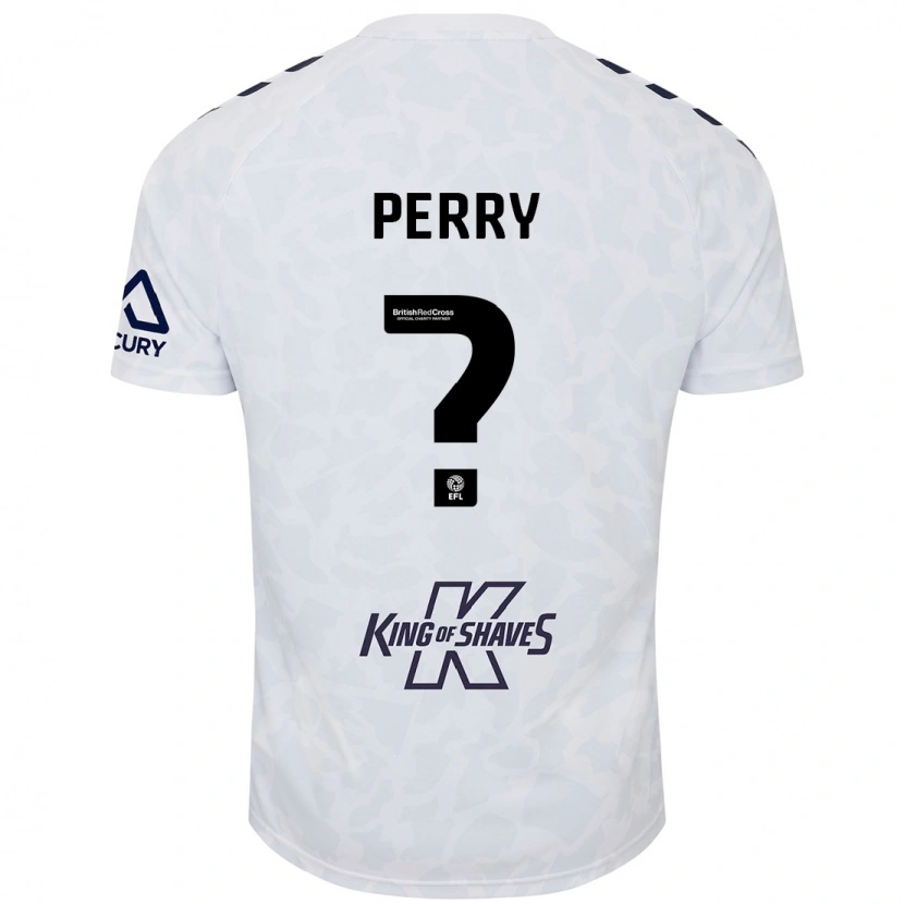 Danxen Kinder Callum Perry #0 Weiß Auswärtstrikot Trikot 2024/25 T-Shirt Schweiz